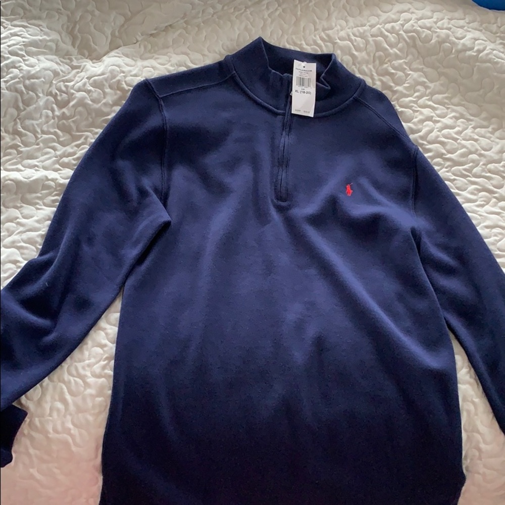 Quarter zip sweater